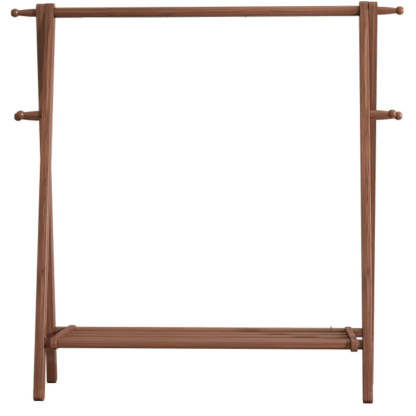 Foldable Beech Coat Rack with Hooks