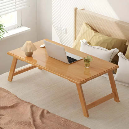 Foldable Rectangular Wood Coffee Table