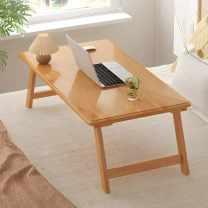 Foldable Rectangular Wood Coffee Table
