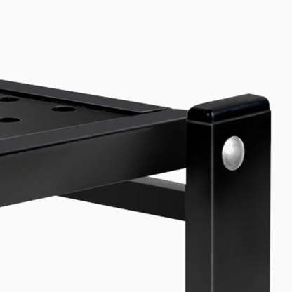 Foldable Iron Frame Baker's Rack with Microwave Shelf