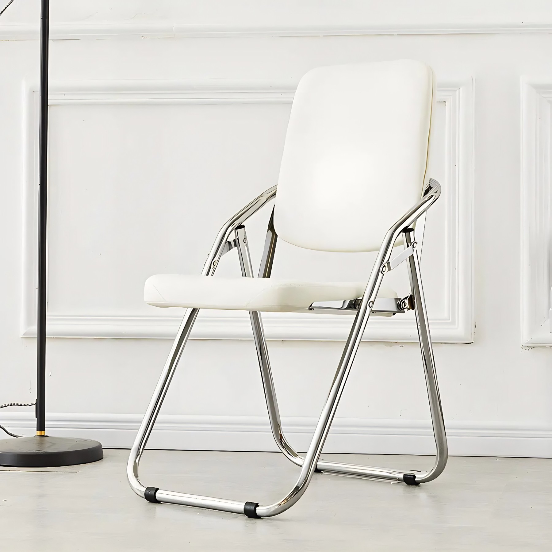 Foldable Metal Dining Side Chair