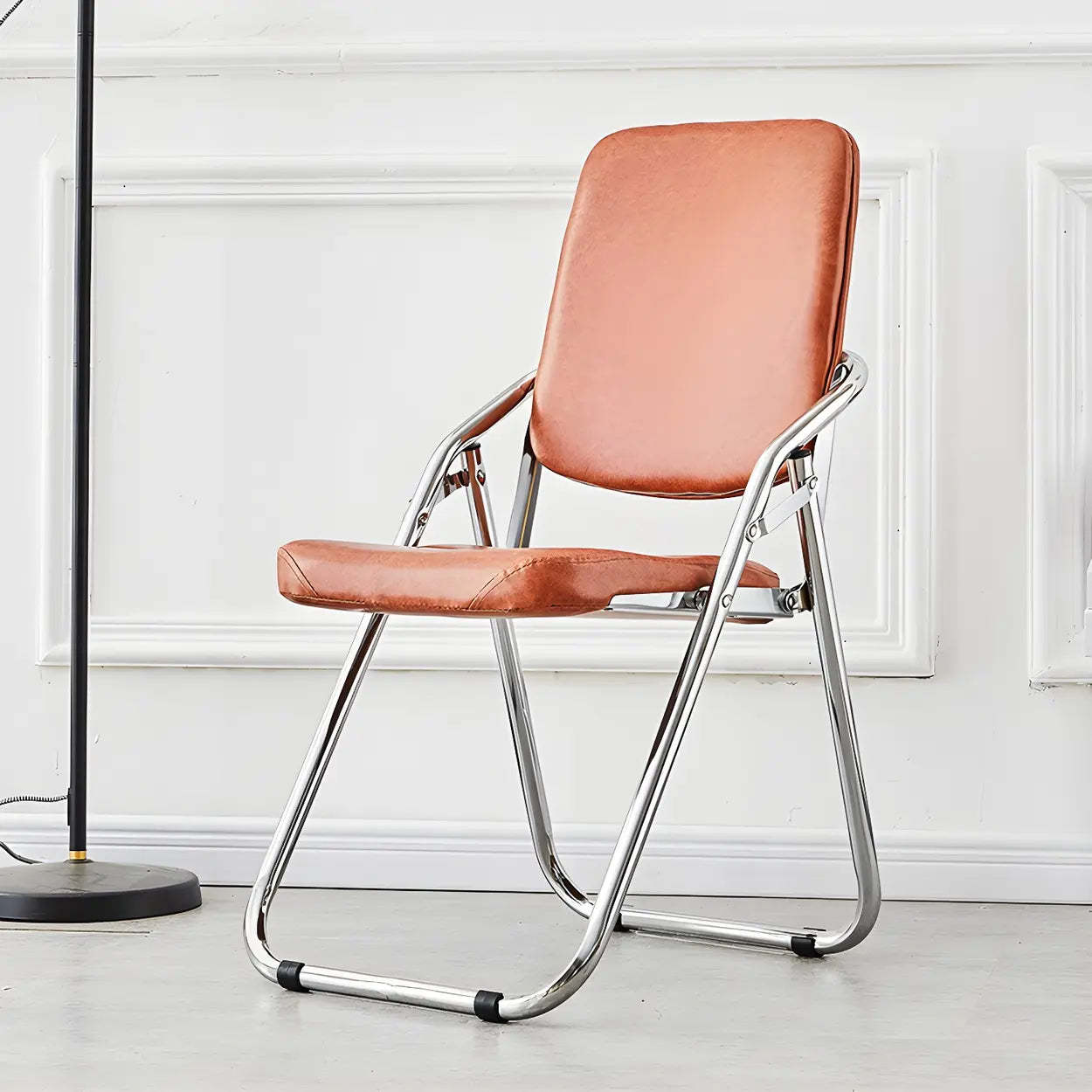 Foldable Metal Dining Side Chair