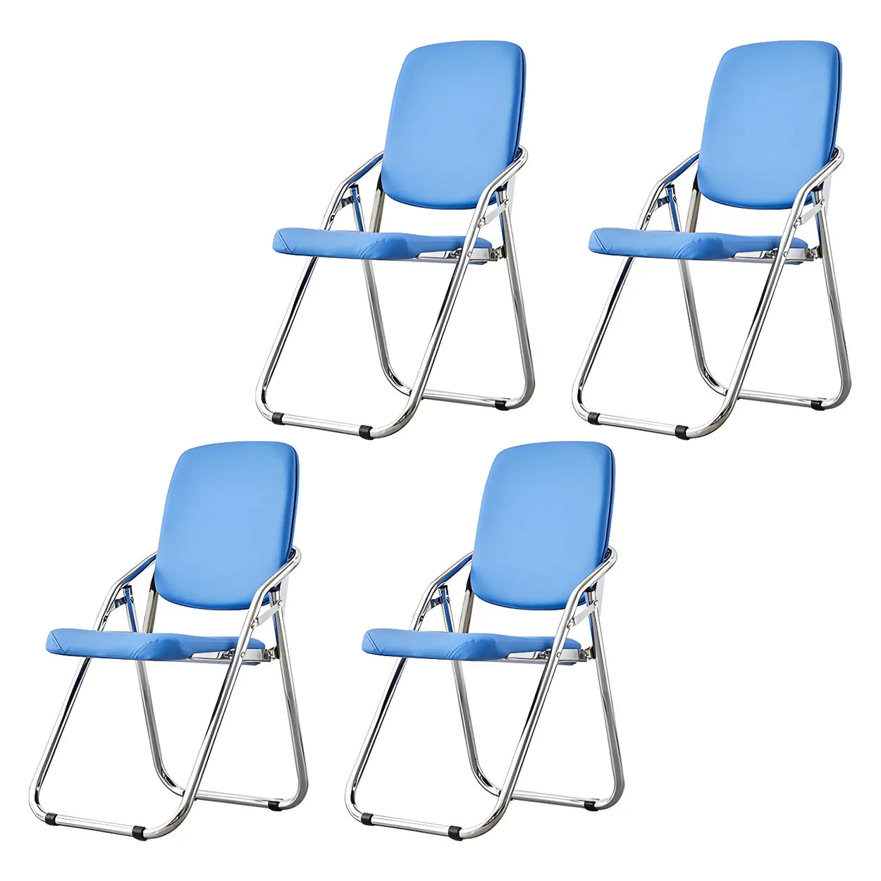 Foldable Metal Dining Side Chair