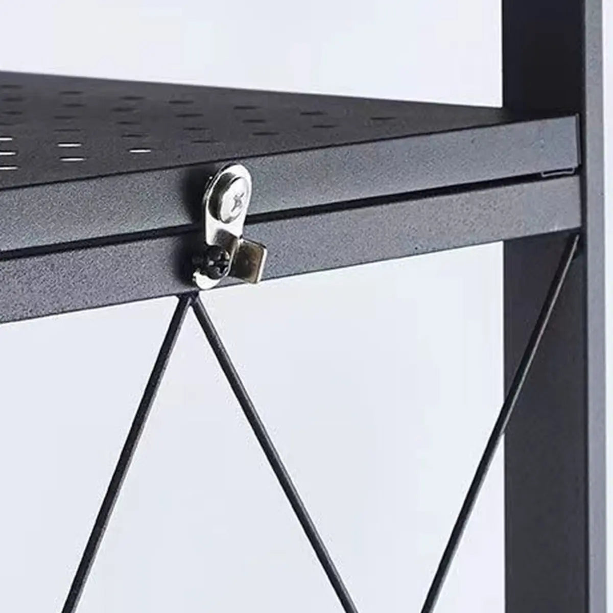Foldable Stainless Steel Baker's Rack with Shelves
