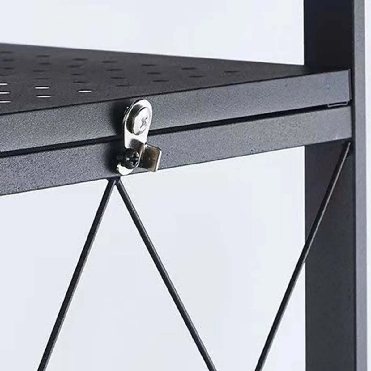 Foldable Stainless Steel Baker's Rack with Shelves
