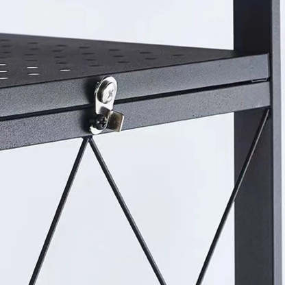 Foldable Stainless Steel Baker's Rack with Shelves