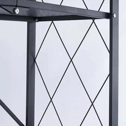 Foldable Stainless Steel Baker's Rack with Shelves