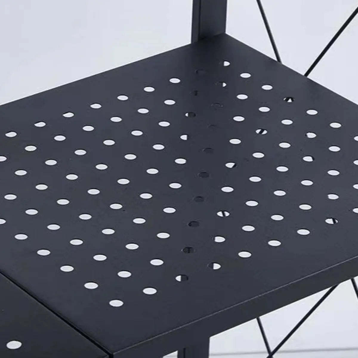 Foldable Stainless Steel Baker's Rack with Shelves