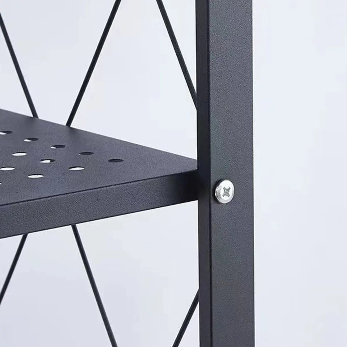 Foldable Stainless Steel Baker's Rack with Shelves