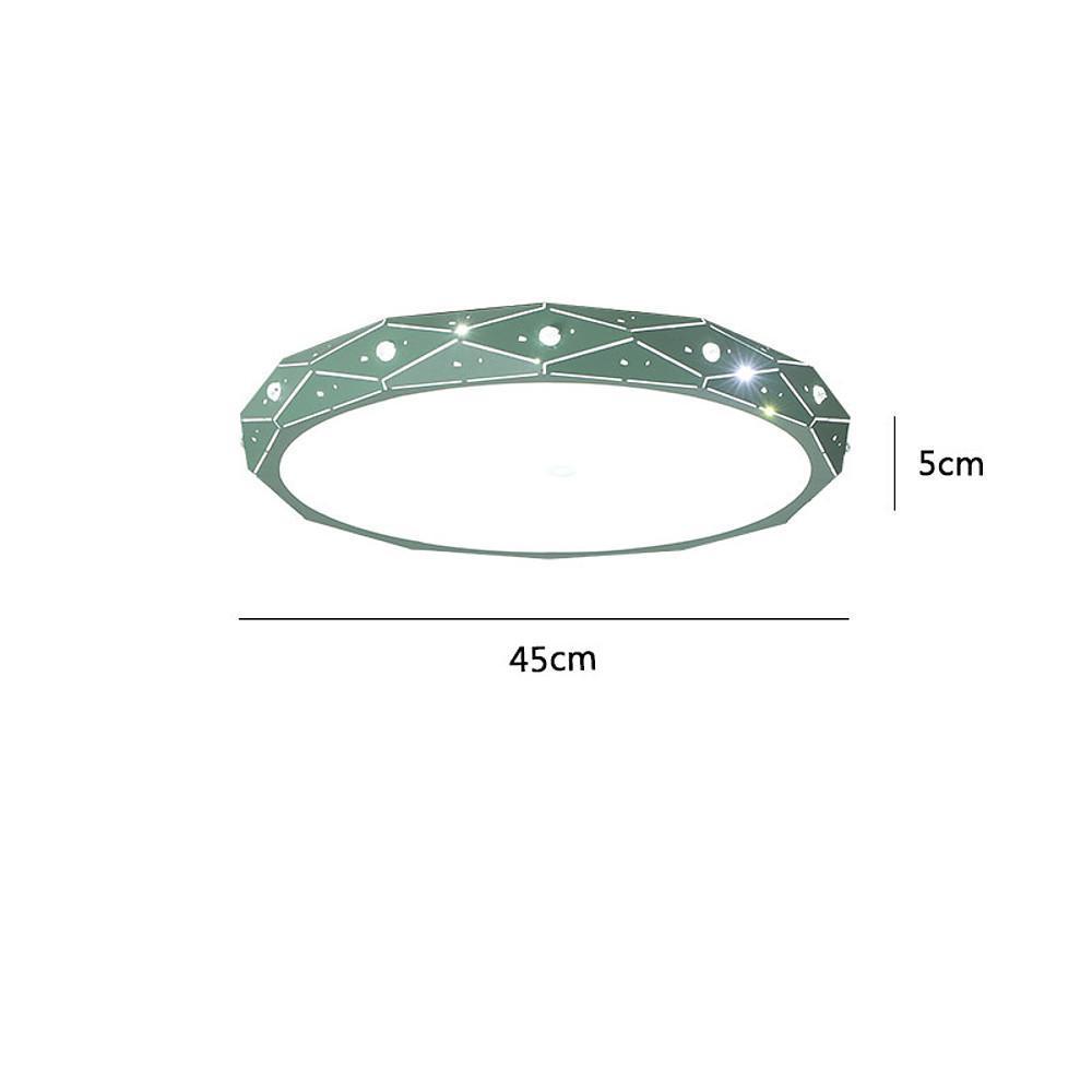 Circular Flush Mount Drum Light LED Ceiling Light-Lighom