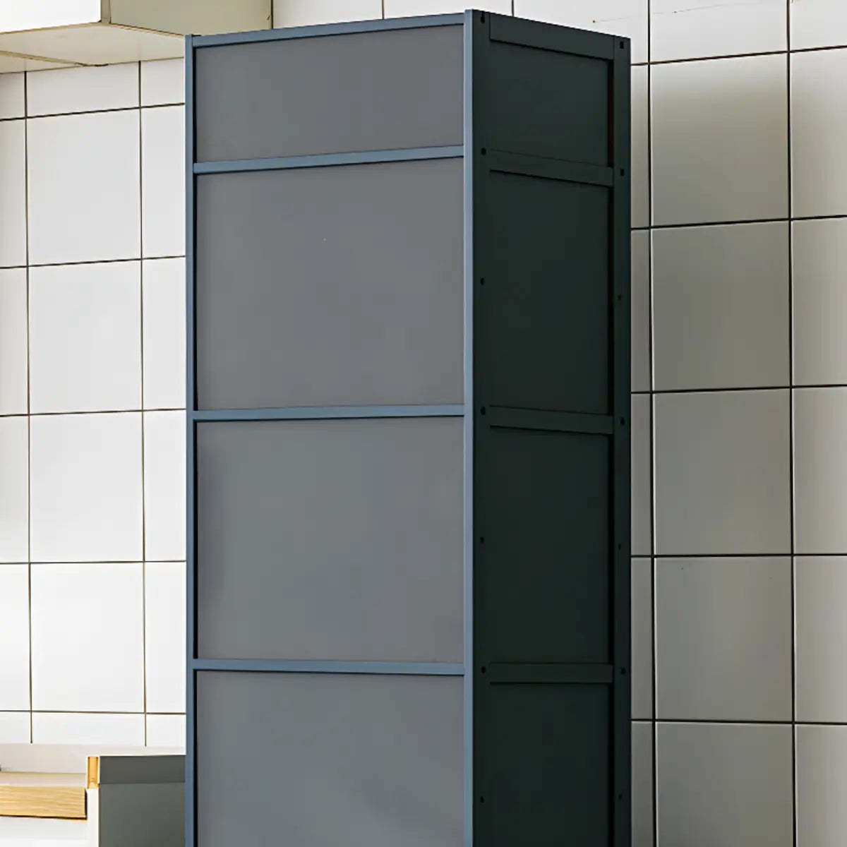 Freestanding Tall Wood Kitchen China Cabinet