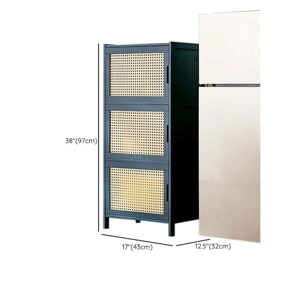 Freestanding Tall Wood Kitchen China Cabinet