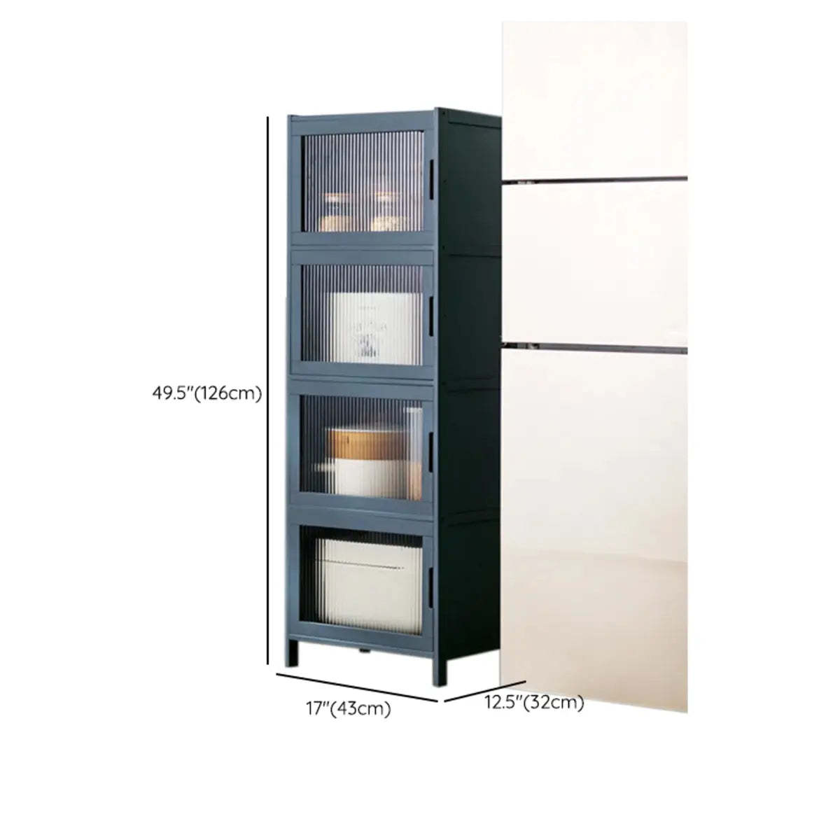 Freestanding Tall Wood Kitchen China Cabinet