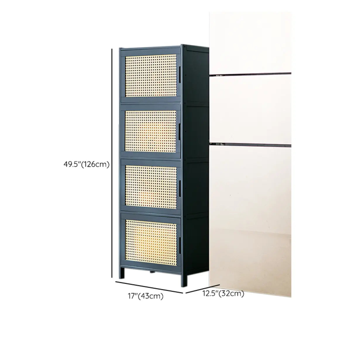 Freestanding Tall Wood Kitchen China Cabinet