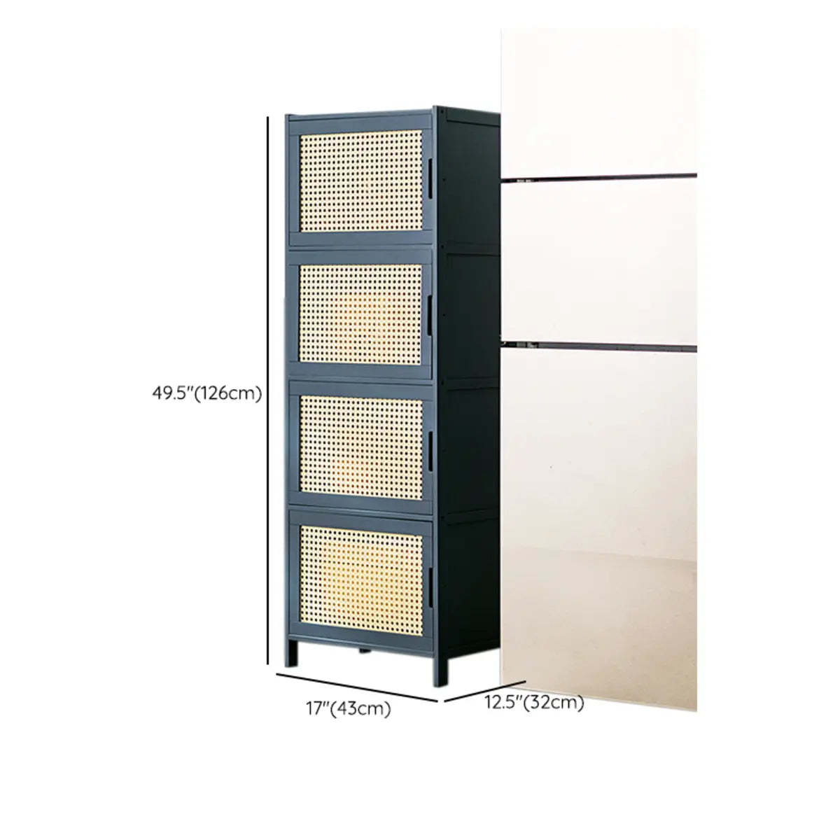 Freestanding Tall Wood Kitchen China Cabinet