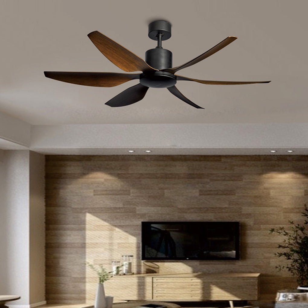 66" Silent 24W Dimming Ceiling Fan Lamp with Remote