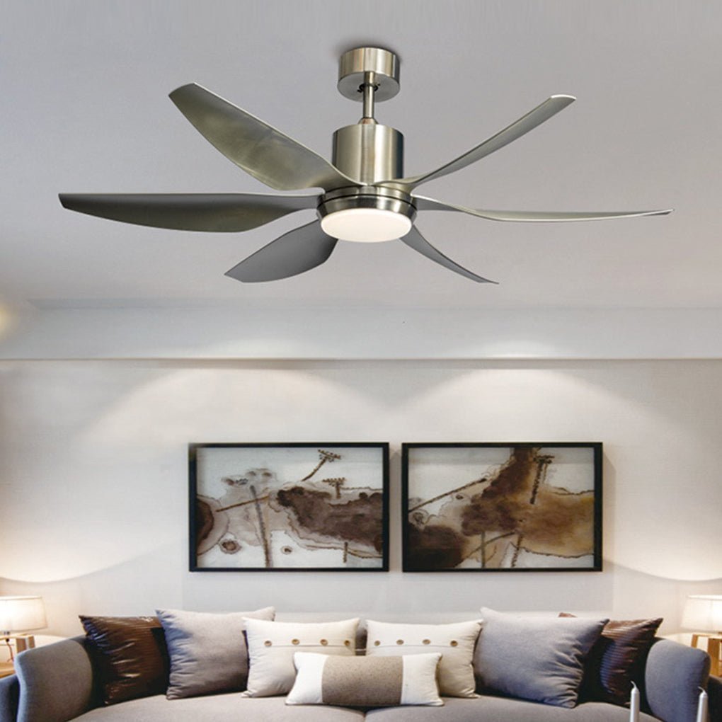 66" Silent 24W Dimming Ceiling Fan Lamp with Remote