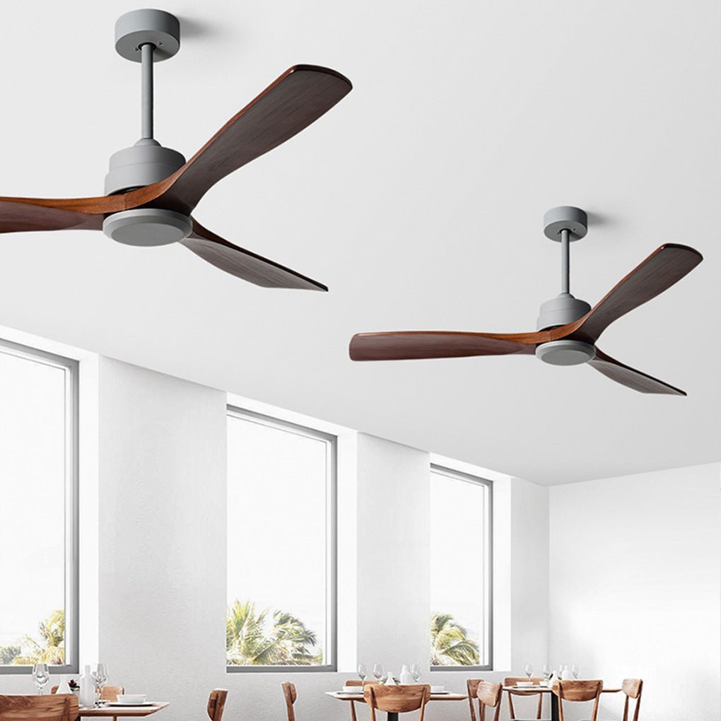 Mute Remote Adjustable Wind Speed Ceiling Fan