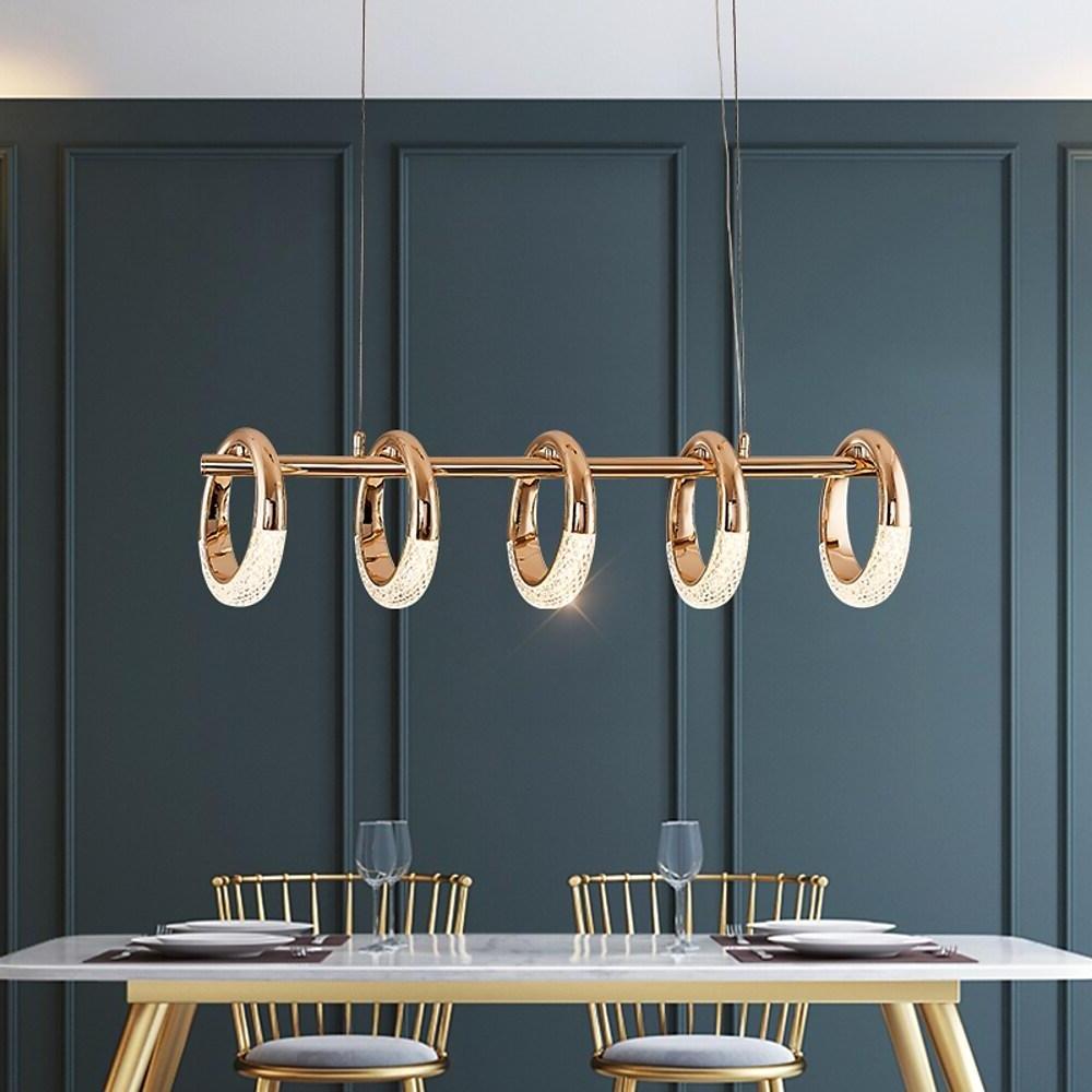 Uniform Ring Pendant Lighting LED Modern Kitchen Dining Room Lighting Ceiling Light-Lighom