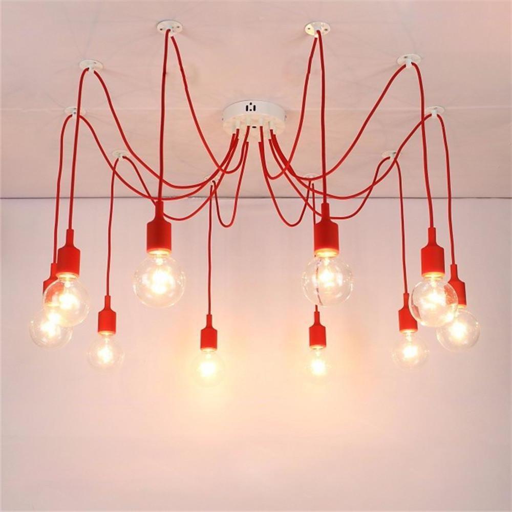 Cluster Spider 10-Head Adjustable Pendant