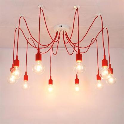 Cluster Spider 10-Head Adjustable Pendant