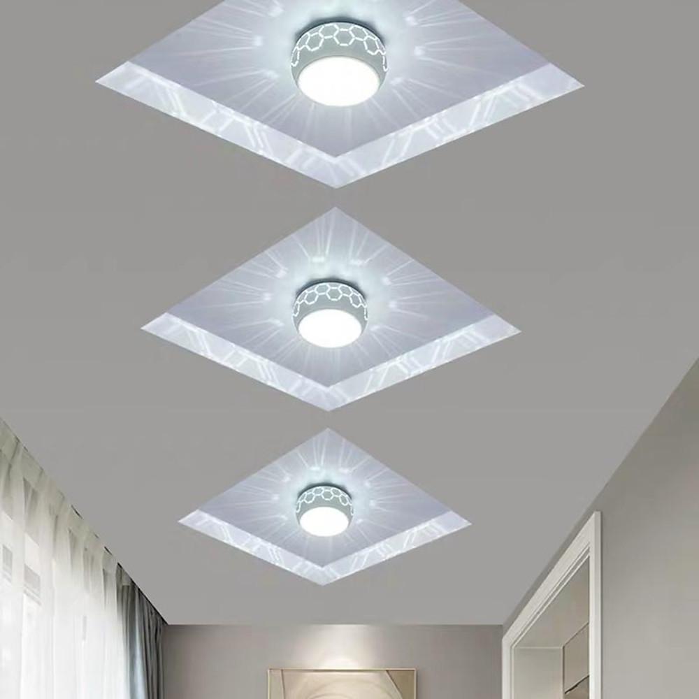 Globe Flush Mount Drum Hallway LED Light