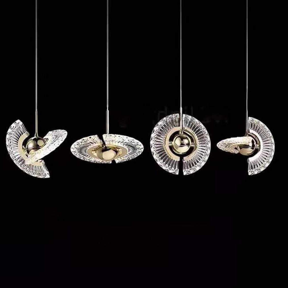 Adjustable Circle LED Nordic Pendant Lighting Hanging Lamp Island Lights-Lighom