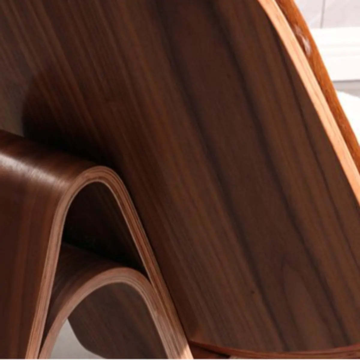 Genuine Leather Print Four Leg Side Chair