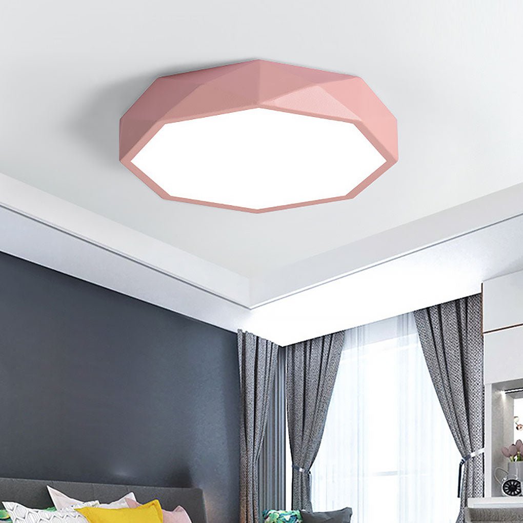 Geometric LED Modern Ceiling Lights Flush Mount Lighting Ceiling Lamp-Lighom
