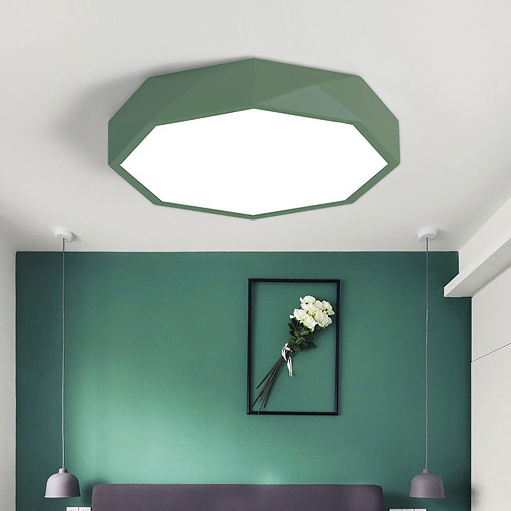 Geometric LED Modern Ceiling Lights Flush Mount Lighting Ceiling Lamp-Lighom