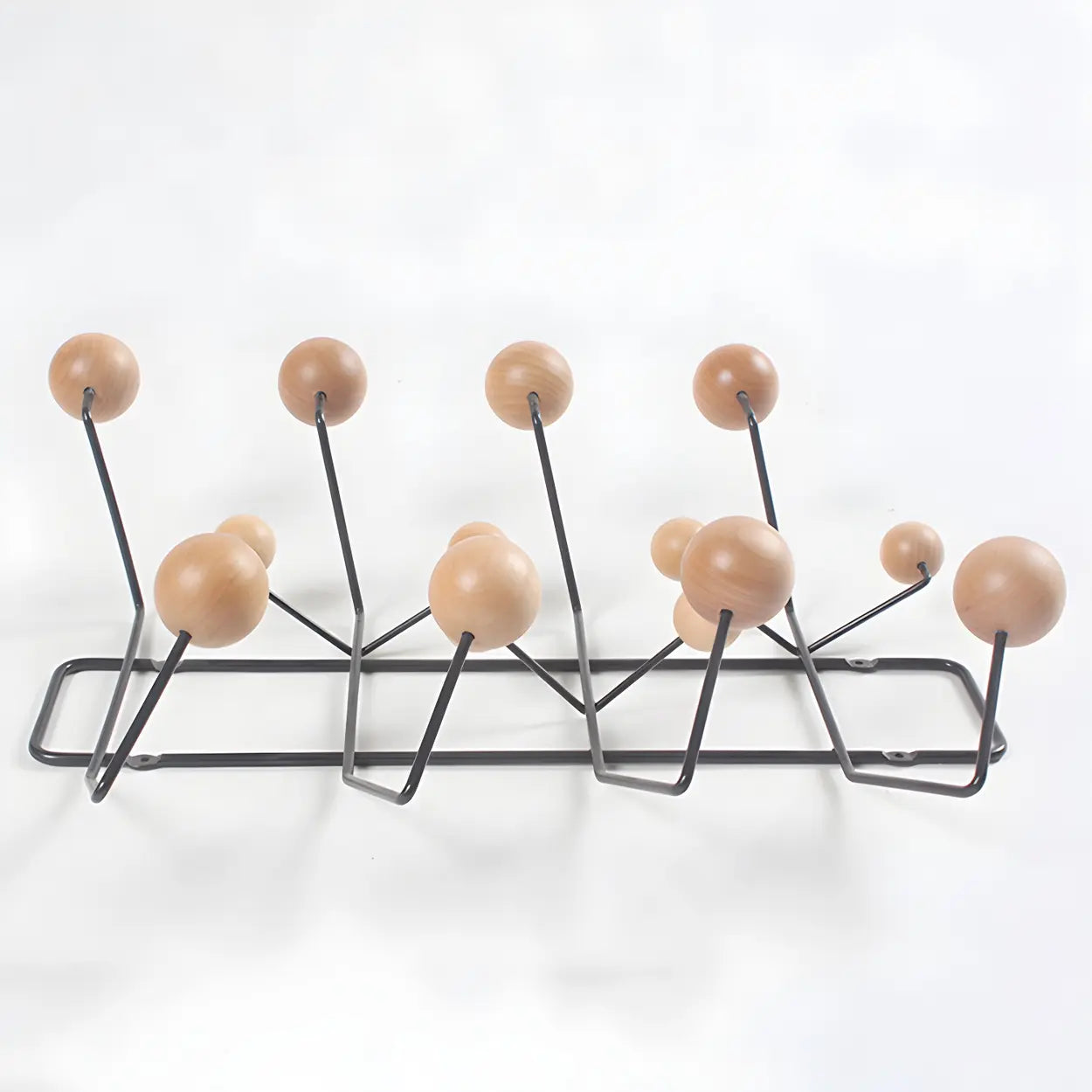 Geometric Metal Wall Mounted Coat Rack