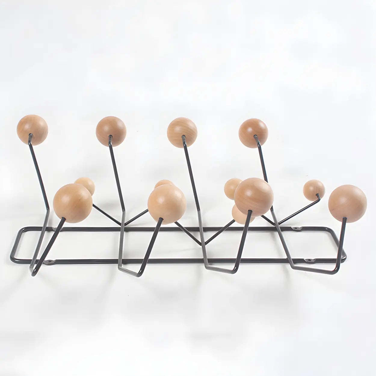 Geometric Metal Wall Mounted Coat Rack