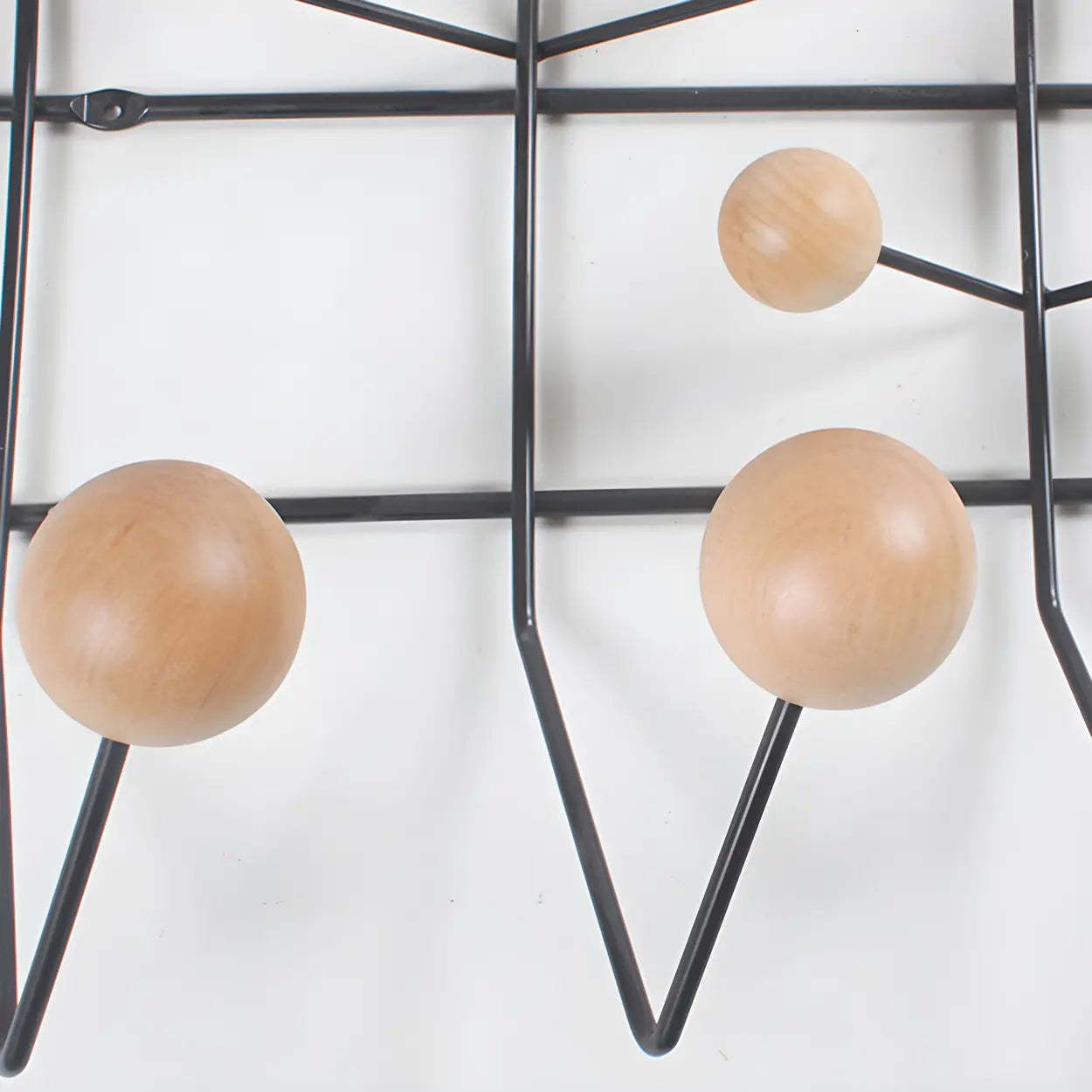 Geometric Metal Wall Mounted Coat Rack