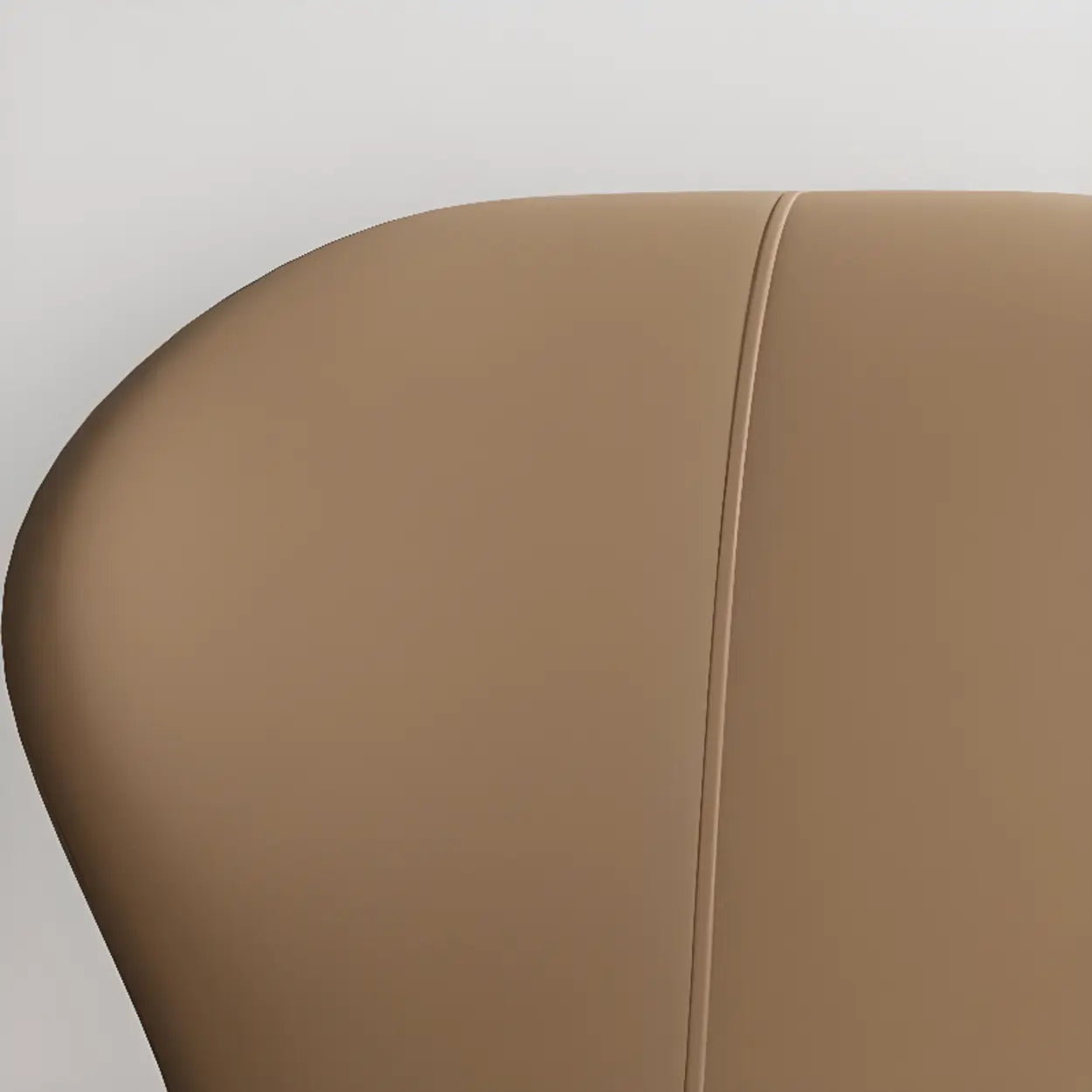 Glam Leather Ergonomic Wingback Dining Chair
