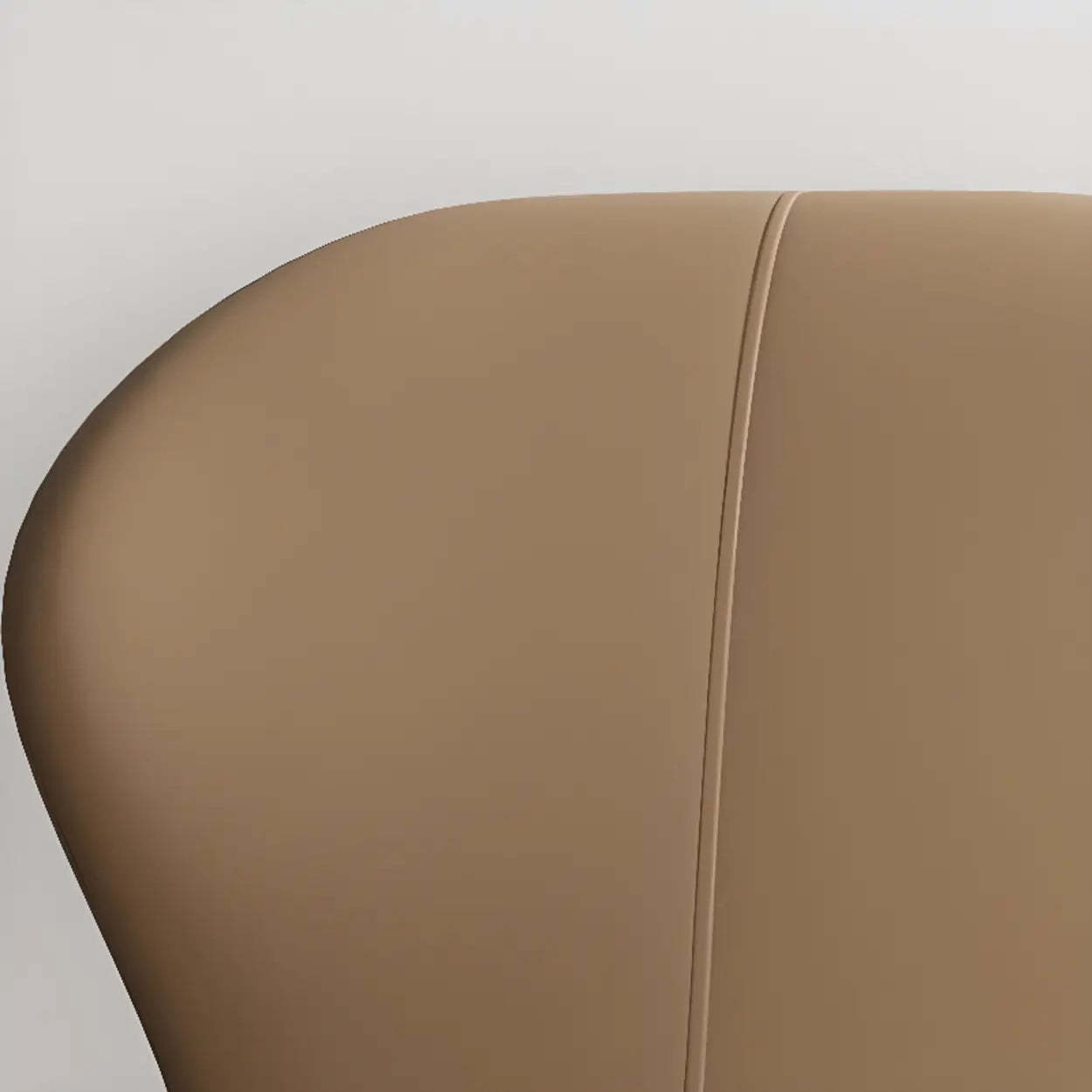Glam Leather Ergonomic Wingback Dining Chair
