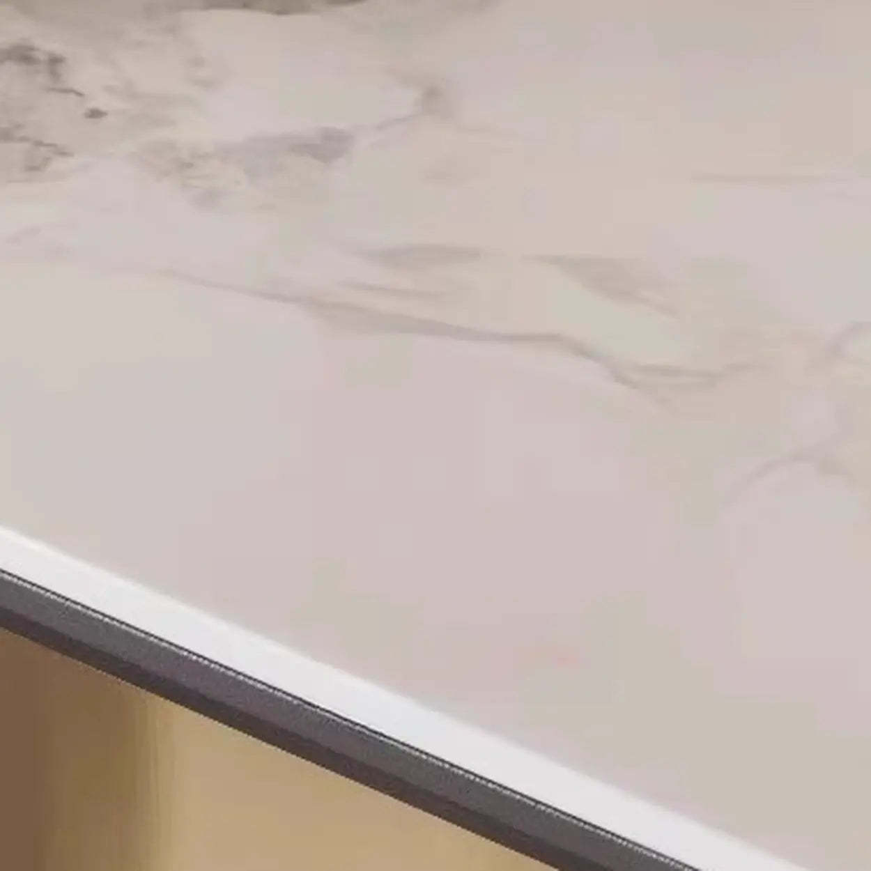 Glam Entryway Metal Pedestal Console Table — Champagne Gold