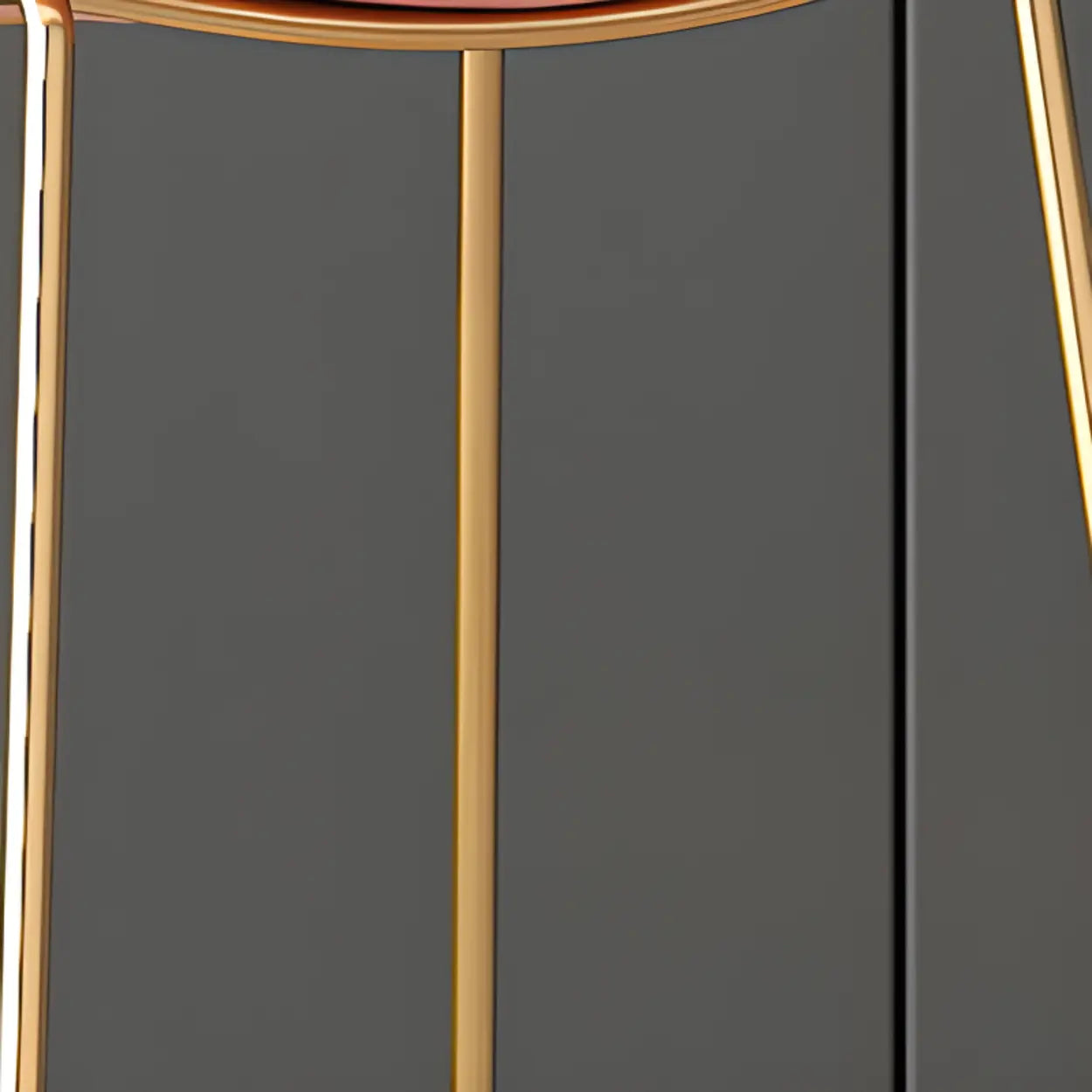 Glam Velvet Upholstered Low Back Bar Stool — Black / Green
