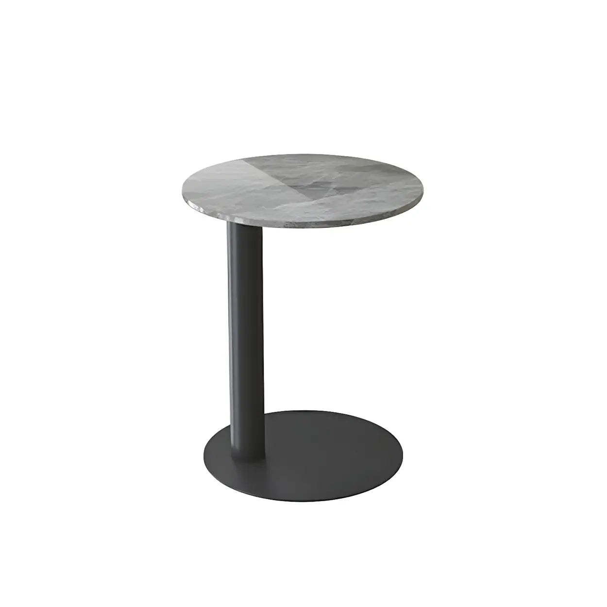 Gloss Round Stone Coffee Table