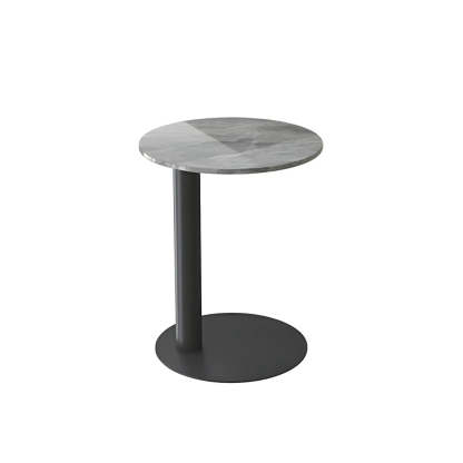 Gloss Round Stone Coffee Table