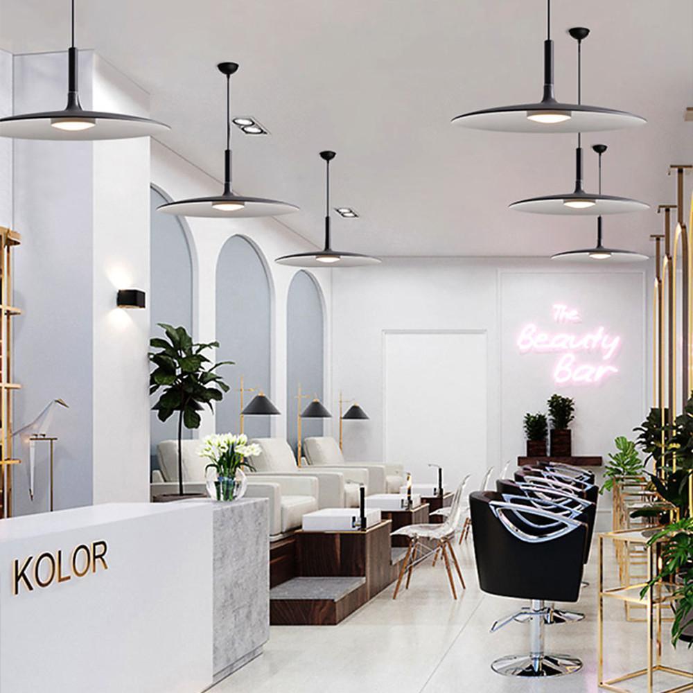 Minimalist Circular LED Modern Pendant Lighting Island Lights-Lighom