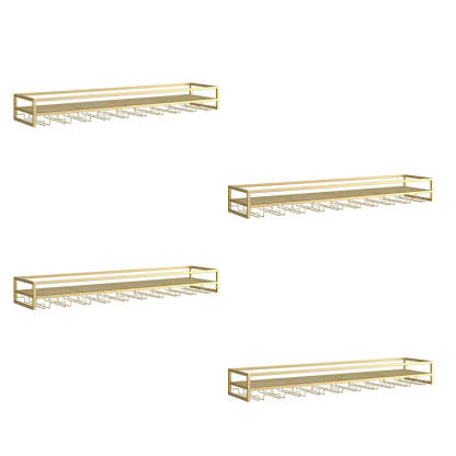 Modern wine floating wine cabinets in metal glass