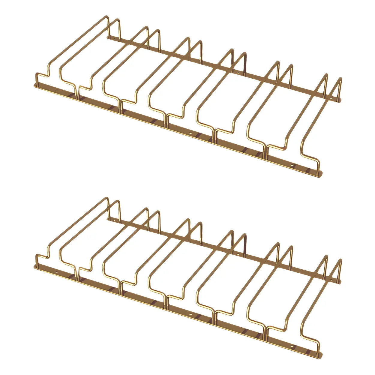 Gold Metal Hanging Wine Glass Rack — 1 Piece