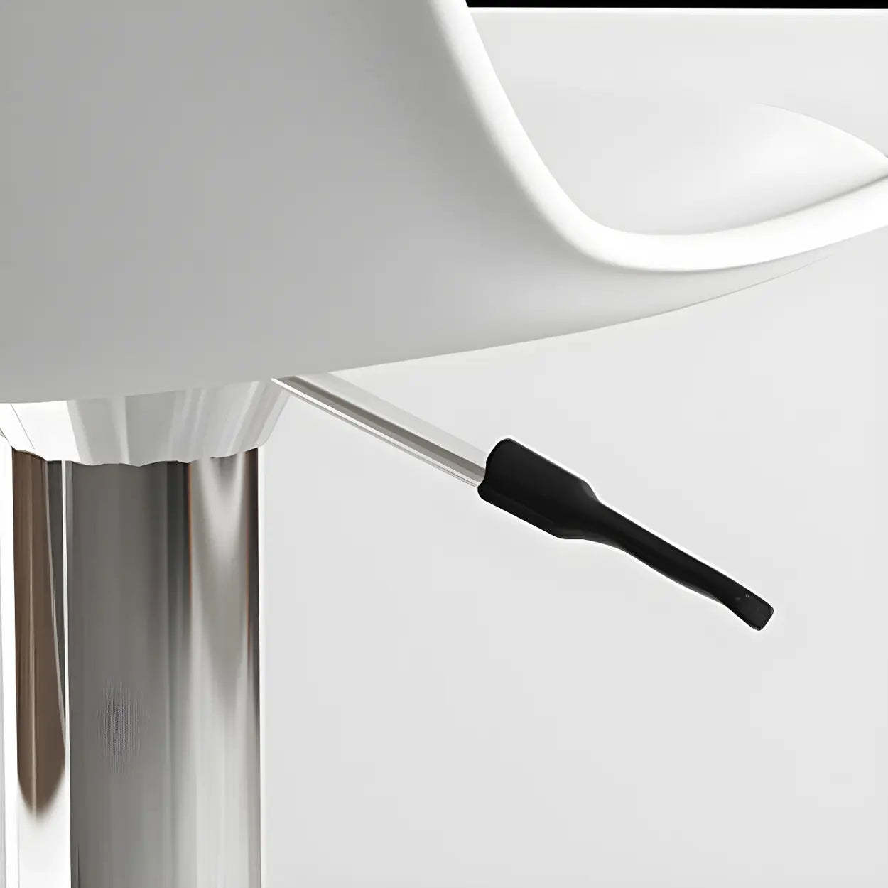 Adjustable Swivel Leather Bar Stool