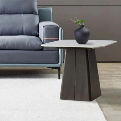 Gray Scratch-Resistant Stone Square Bunching Tables
