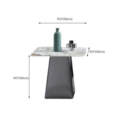 Gray Scratch-Resistant Stone Square Bunching Tables
