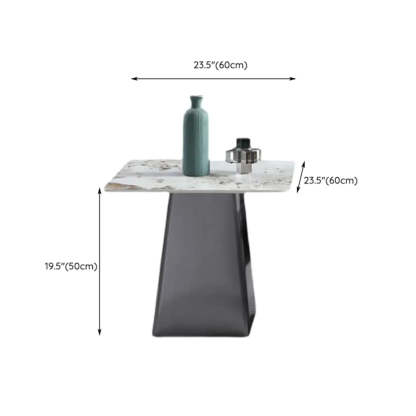 Gray Scratch-Resistant Stone Square Bunching Tables