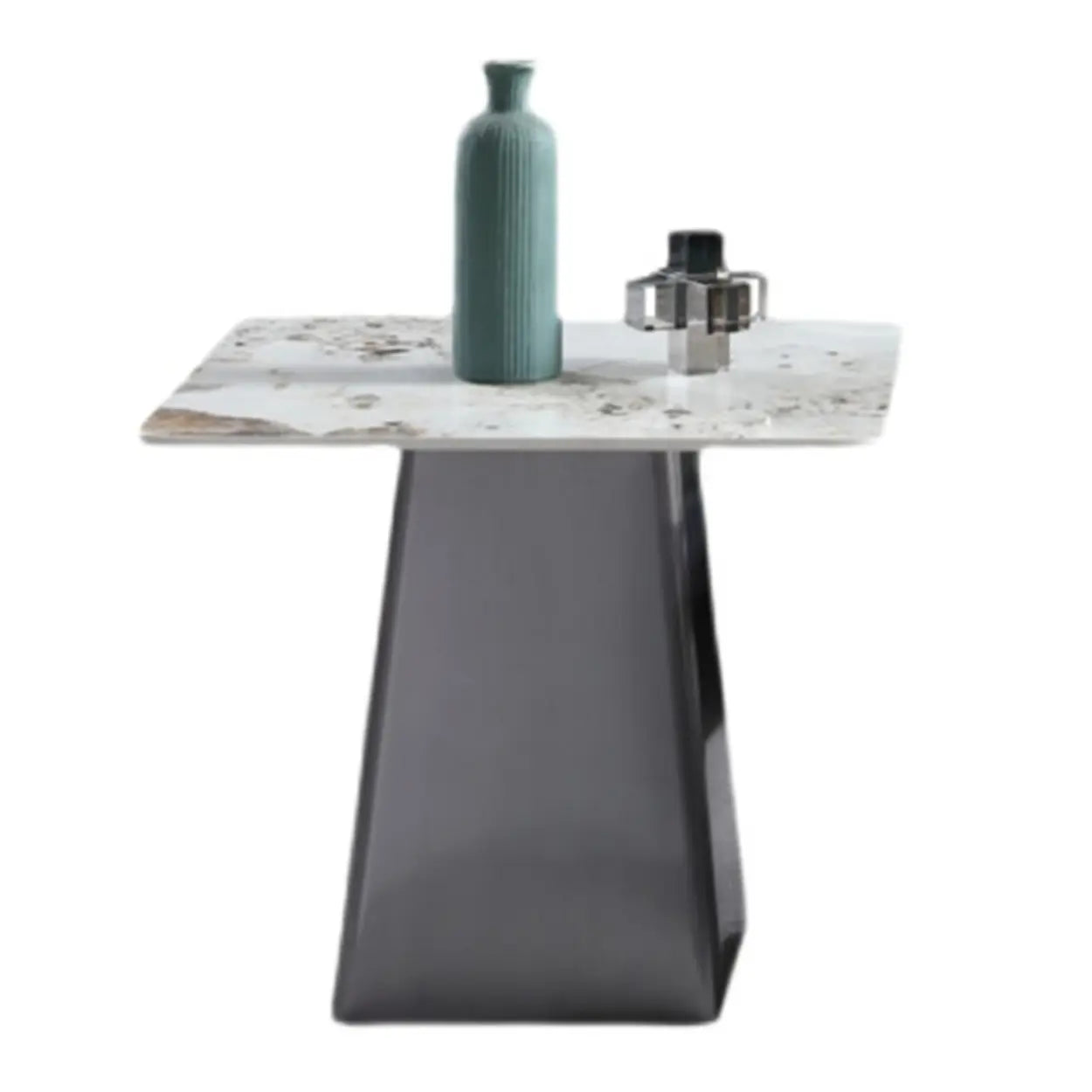 Gray Scratch-Resistant Stone Square Bunching Tables