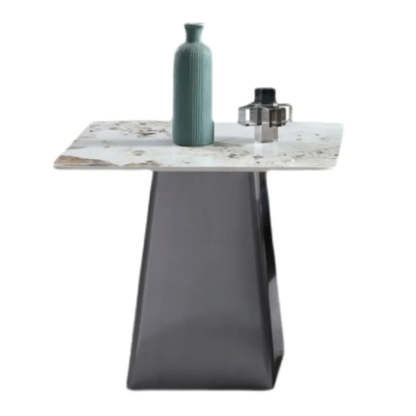 Gray Scratch-Resistant Stone Square Bunching Tables