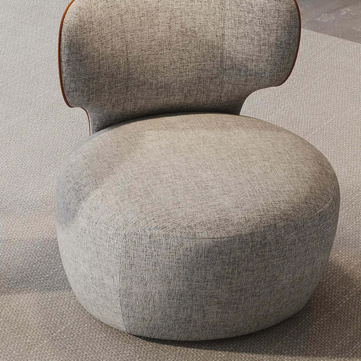 Gray Swivel Scratch Resistant Side Chair
