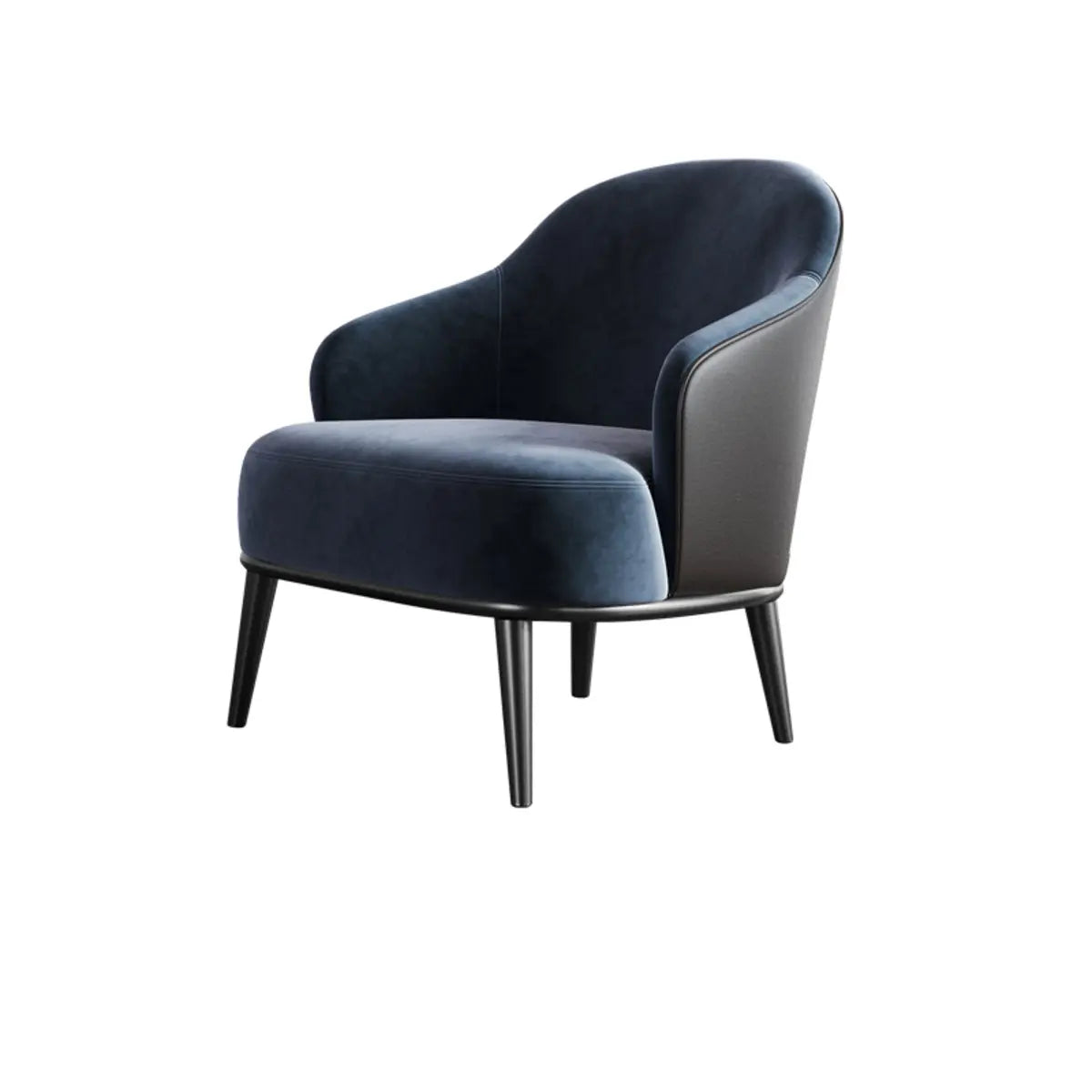 Green Flannel Accent Chair with Arms — Green / Flannel